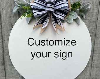 Custom front door sign| Sign made to order|Personalized sign|Customized sign|Name sign| Wood custom sign| Front door sign