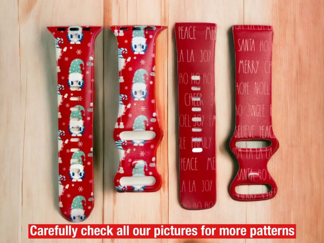Christmas Watch Bandchristmas Gnomes Watch Bandchristmas 41mm Watch