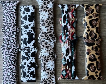 Correa de reloj de leopardo/banda de reloj de guepardo/banda de reloj con estampado animal/banda de reloj con estampado de guepardo/correa de reloj de guepardo/banda de reloj de guepardo lindo/banda de reloj