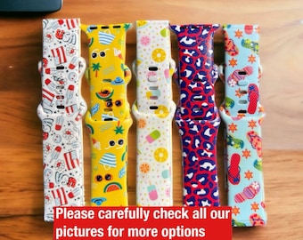 Summer watch band|Flipflop watch band|Patriotic watch band| Galaxy watch band|Flag accessories| New watch band|Sunglasses watch band|Summer