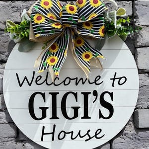 Grandparent home sign|Grandparent assisted living sign|Grandparent retirement home sign|Door sign for assisted living|Assisted living sign