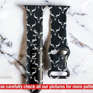 Longhorn watch band|longhorn series 7 watch band|versa cow band|western band for versa watch|38/40mm western watch band|45mm western band
