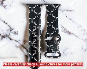 Longhorn watch band|longhorn series 7 watch band|versa cow band|western band for versa watch|38/40mm western watch band|45mm western band