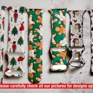 Weihnachten Uhrenarmband|Lebkuchenmänner Uhrenarmband|Nussknacker Smartwatch Band|Santa Smartwatch Band|Retro Smartwatch Band|Gepard Uhrenarmband