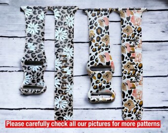 Leopard watch band|Cheetah smart watch band|cheetah galaxy watch band|Leopard watch band|Brown leopard versa band|Cheetah versa watch band