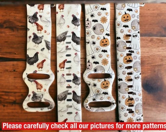 Ghost band|Spooky season|Spooky watch band|Halloween straps|Fun halloween band|Halloween decor|Halloween gift|Gift for halloween person|
