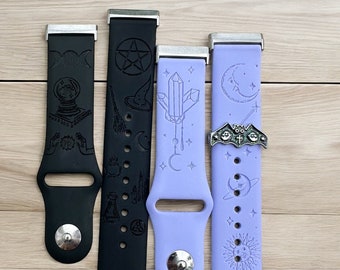 Halloween watch band| Mystic watch band| Scary band| 38mm| Fitbit versa watch band| Band for Halloween| Fall watch band| Band for fall