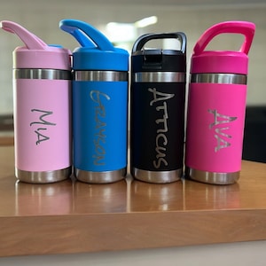 Waterfles voor kinderen|Gepersonaliseerde bidon voor school|Kinderwaterfles voor school|Waterfles met naam|Gepersonaliseerde bidon voor kinderen