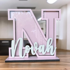 Girls Piggy bank|Piggy bank|Coin bank|Gift for 1st birthday|Wood piggy bank|Kids piggy bank|Piggy bank for kids|Letter coin bank|wooden bank