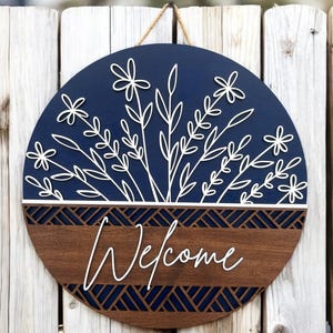 Wildflower front door hanger|Wildflower door sign|Wildflower sign for her|Gift for her|New home front door sign|Wildflower door hanger|Sign