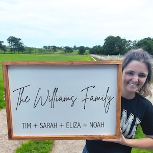 Personalized family sign, Wedding gift, Sign for family, Sign for last name, last name wall sign, sign for new home, sign for new couple