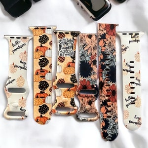 Mum watch band|Floral watch band|Sports watch band|41mm band|45mm band|Galaxy watch band|Fitbit versa band|Pumpkin watch band|Fall band