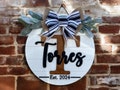 Last name front door sign|Last name door sign|Welcome sign|Last name sign|Welcome sign with last name|Family name door sign|Family wood sign