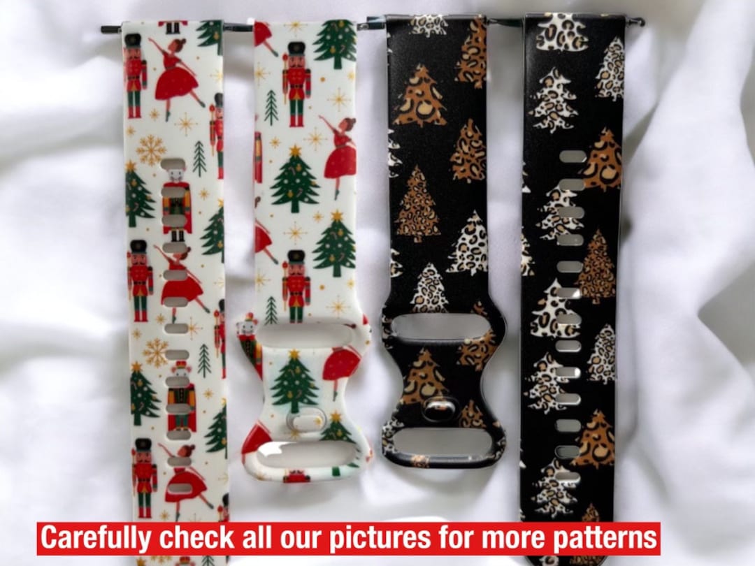 Christmas Watch Bandchristmas Tree Watch Bandchristmas 41mm Watch