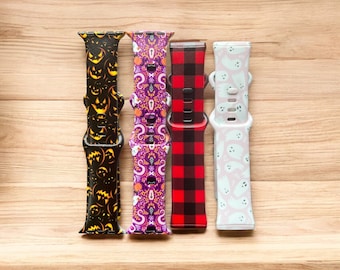 Halloween watch band|Halloween smart watch band|Jack o lantern watch band|Spooky season|Spooky season watch band|Pumpkin watch band|Fall