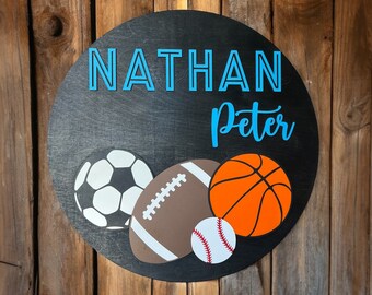 Boys nursery room decor|Sports nursery sign|Nursery sign|Boys nursery sign|Sports theme nursery sign|Sports room sign|Boys room signs|Sports