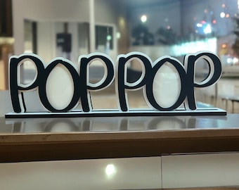 Poppop frame|Picture frame for him|Gift for grandpa|Grandpa picture frame|Picture frame for grandpa|Gift for poppop|Poppop|Father's day gift