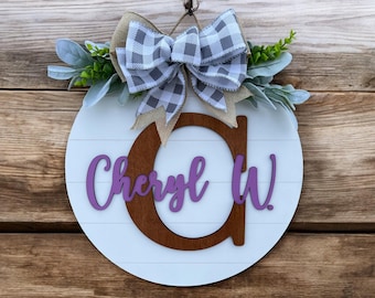 Letrero con el nombre de la habitación/Letrero para residencia asistida/Letrero para la puerta del apartamento/Letrero para la puerta de la residencia asistida/Letrero para residencia asistida/Letrero para residencia de ancianos/Letrero para la habitación