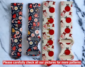 Christmas watch band|Holiday watch band|Cute watch band for christmas|Ornament watch band|Christmas decorations|Xmas smart watch band|Hohoho