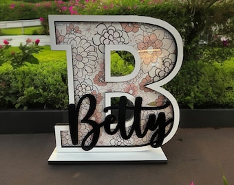 Kids piggy bank|Personalized piggy bank|Kids name bank|Kids letter bank|Kids room decor|Personalized coin bank|Wood piggy bank|Coin bank