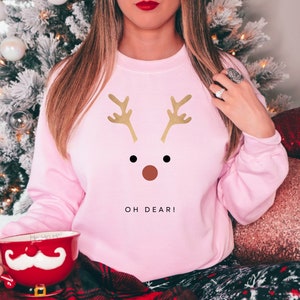 Oh deer sweater top
