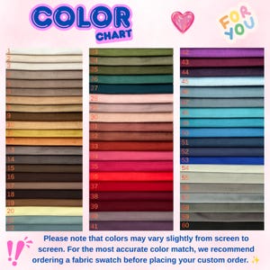 Velvet Fabric By The Yard, Multicolor Velvet Upholstery Fabric, 60 Color Choices, Custom Size Velvet Fabric image 2