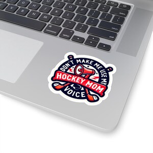 Hockey Mom Decal | Sports Mom Gift | Team Mom Laptop Sticker | Hockey Team Gift | Car Window Decal