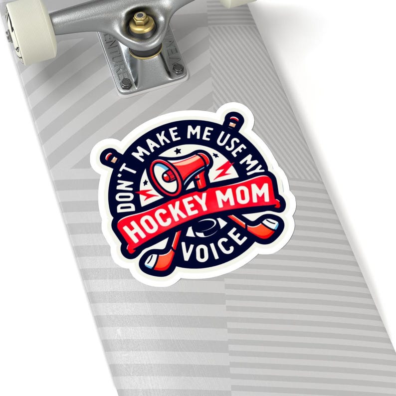 Hockey Mom Decal | Sports Mom Gift | Team Mom Laptop Sticker | Hockey Team Gift | Car Window Decal