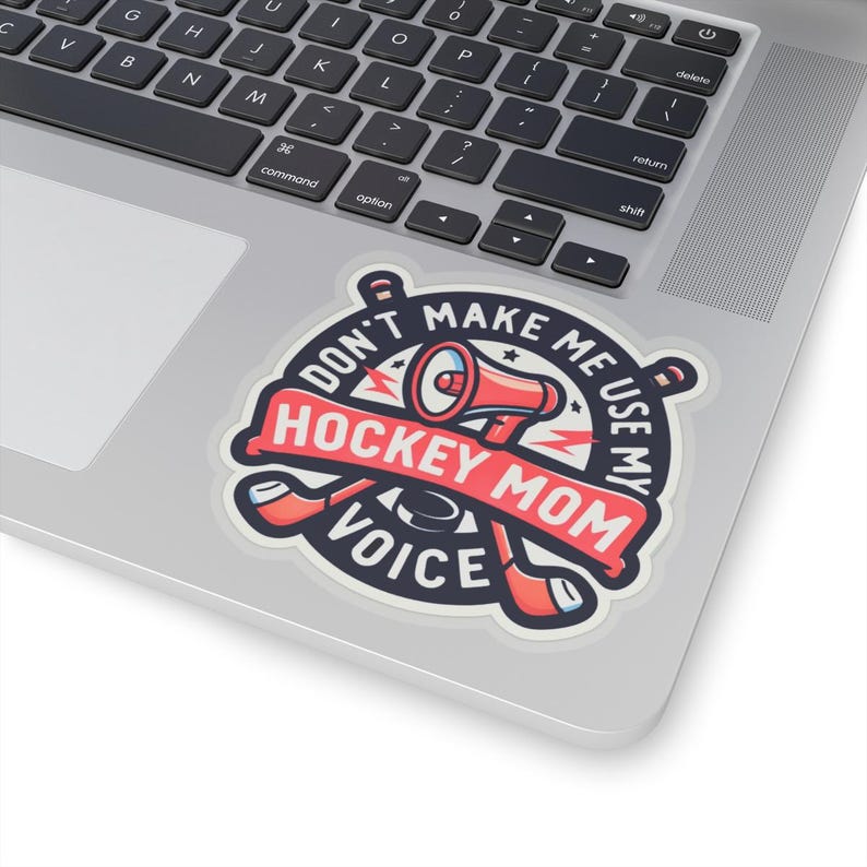 Hockey Mom Decal | Sports Mom Gift | Team Mom Laptop Sticker | Hockey Team Gift | Car Window Decal