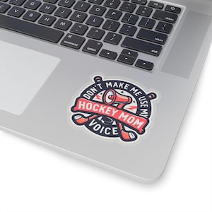 Hockey Mom Decal | Sports Mom Gift | Team Mom Laptop Sticker | Hockey Team Gift | Car Window Decal