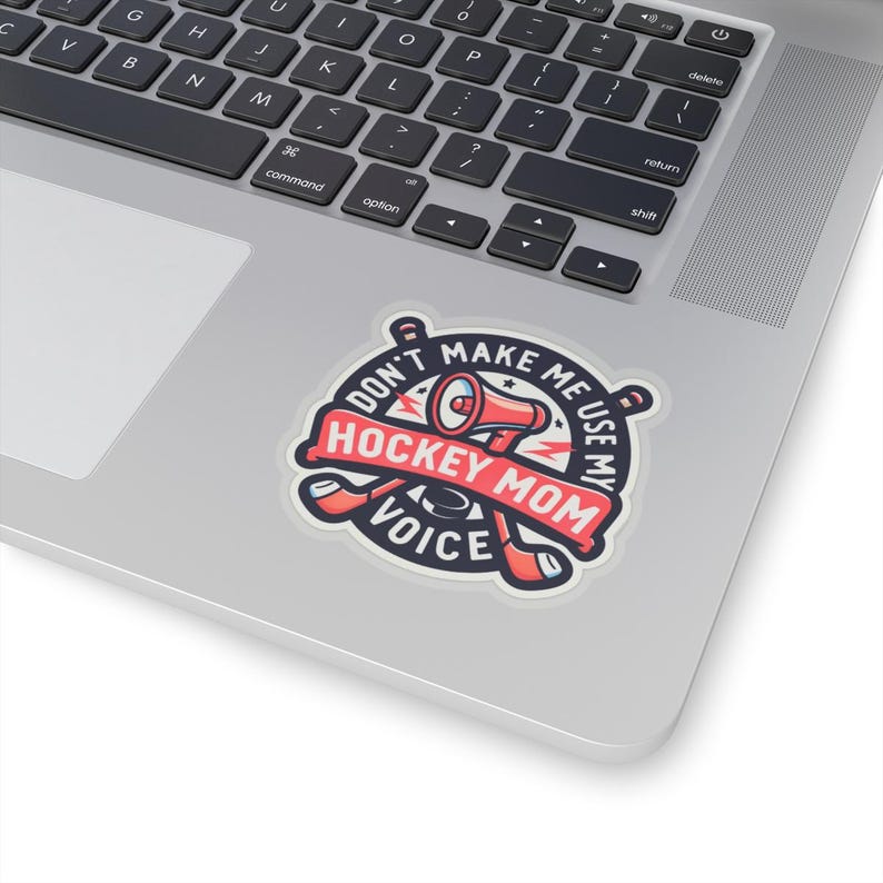 Hockey Mom Decal | Sports Mom Gift | Team Mom Laptop Sticker | Hockey Team Gift | Car Window Decal
