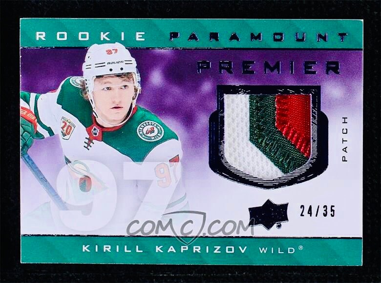 NHL Youth Minnesota Wild Kirill Kaprizov #97 Home Premier Jersey