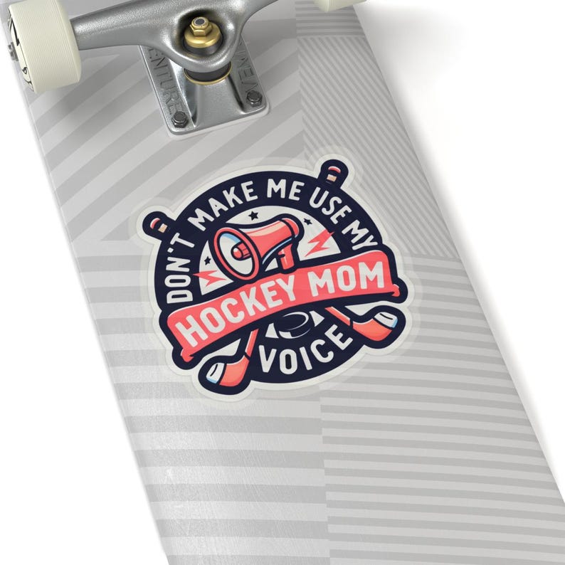 Hockey Mom Decal | Sports Mom Gift | Team Mom Laptop Sticker | Hockey Team Gift | Car Window Decal