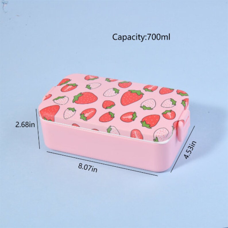 Cute Lunch Box 700ml Single Layer/1400ml Double Layer Etsy