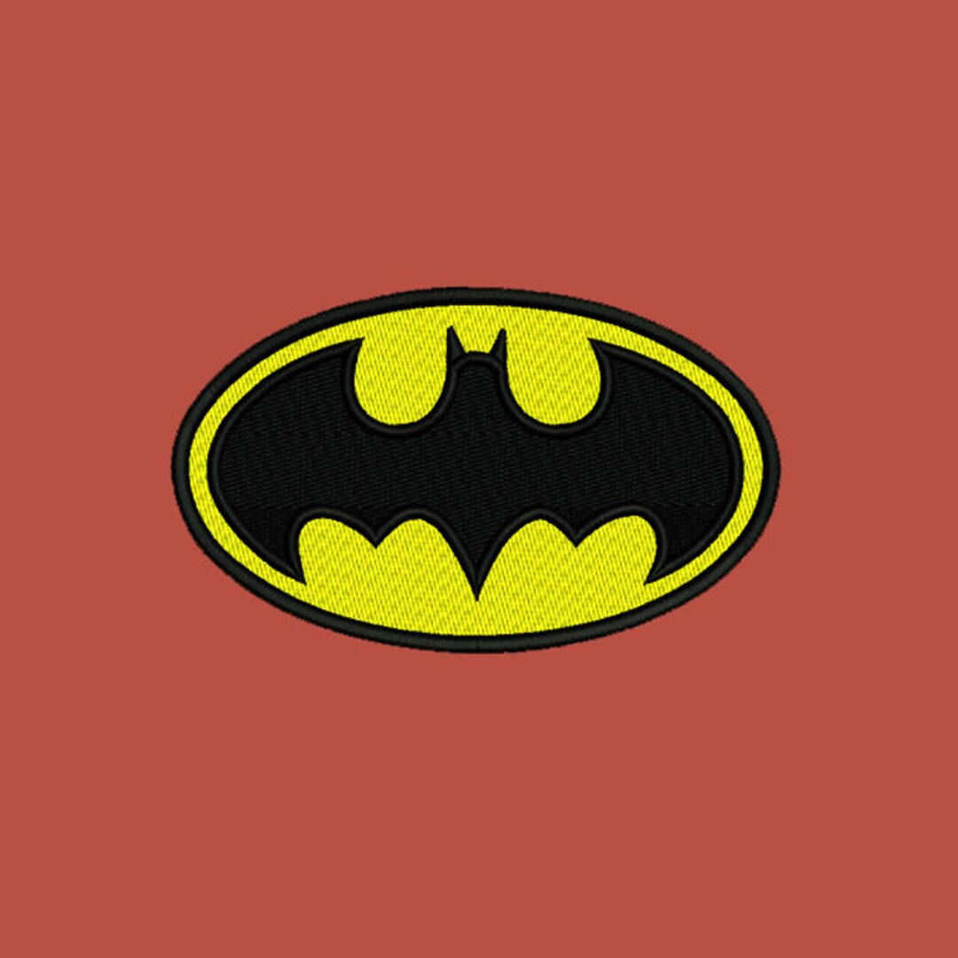 Marvel's Batman Machine Embroidery Design Patterninstant Etsy