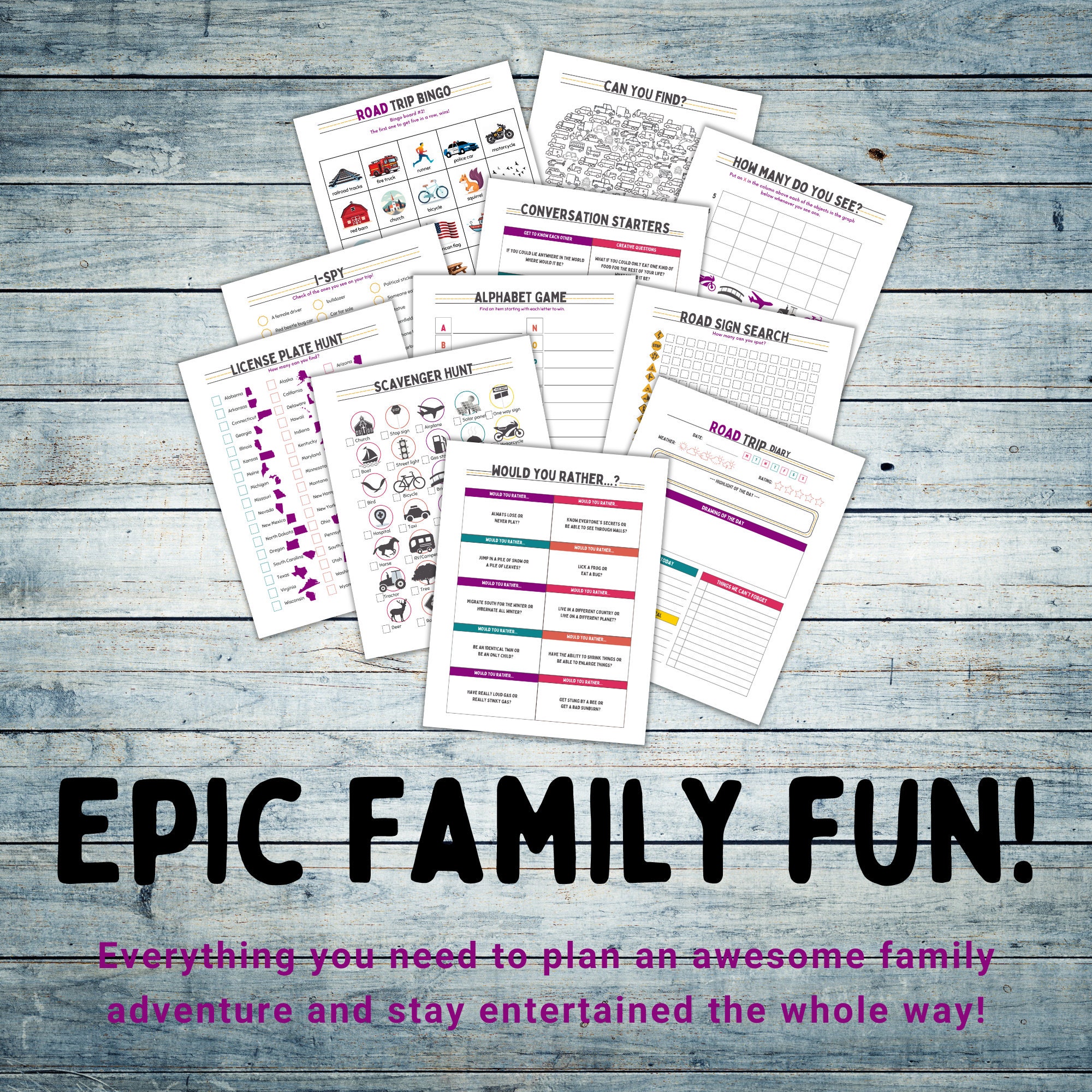 Family Road Trip Planner And Activities Bundle Kids Activities For Car family-road-trip-planner-and-activities-bundle-kids-activities-for-car