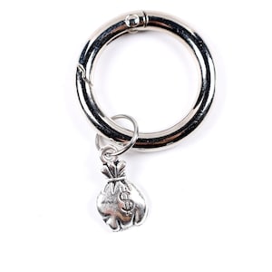 Teeny Tiny Money Bag Keychain-Cowboy Loot Charm -Purse Charm-Cowboy accessories-Cowboy keychain-Western-Gifts for him-Bank Robber