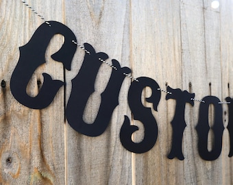 Custom Text Banner: Personalized Party Decor