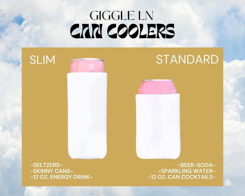 Alien Name Personalized Can Coolers - Peace Sign Drink Sleeves - Space ...