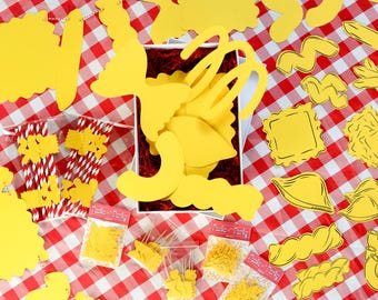 Pasta Party in a Box - Italian Dinner Party Decor - That's Amore