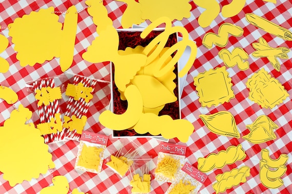 Pasta Party in a Box - Italian Dinner Party Decor - That's Amore