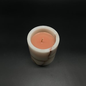 Marble Candle | Home Gifts | Gift For Him | Candle Decor Gift | Soy Marble Candles | Scented Candle | Marble Natural Decorative Soy Candle