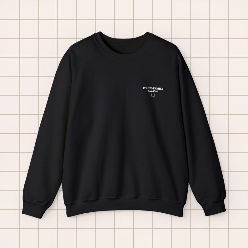 Embroidered Crewneck Sweatshirt | BookTok Reader Literary Society Apparel image 4