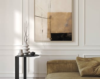 Japandi Abstract Wall Art: Modern Zen Decor (Digital Download)