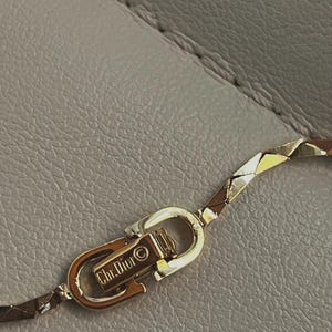 Christian Dior Vintage Bracelet | Gold Tone Chain Bar with Clear Rhinestones | Authentic Signed Designer Jewelry | 90s Glam Gift