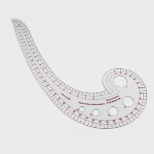 Plastic Transparent Tailor French Curve Sewing Ruler Tailor Comma Shaped Rulers Tools Soft High Quality Sewing Tools