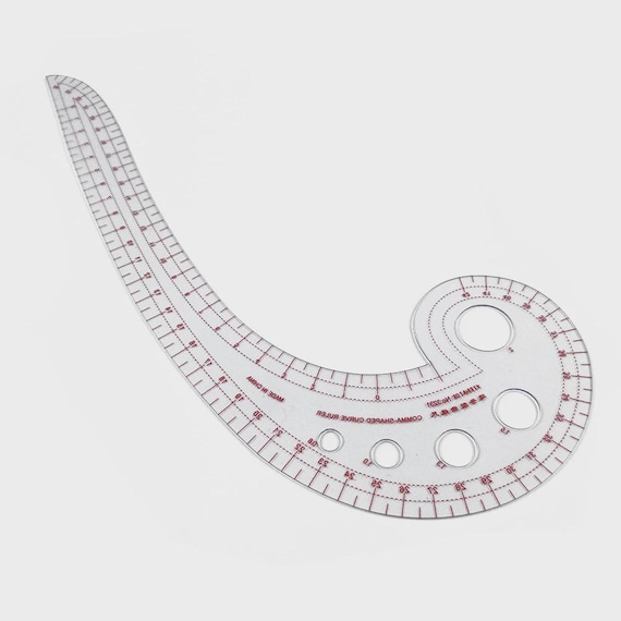 Plastic Transparent Tailor Curve Sewing Ruler Tailor Comma Shaped Rulers Tools Soft High Quality Sewing Tools