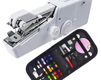 Mini-Nähmaschine mit Spule für schnelle Reparaturen, Handarbeiten & DIY-Nähprojekte