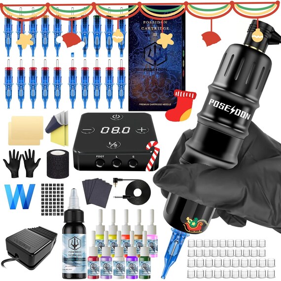Mast Tattoo Gun Kit, Fold2 Pro Wireless Rotary Pen Machine, Motor by M – DRAGONHAWK