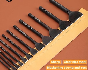 Leather Slotted Hole Punch Tool – Sharp Straight Slot Cutter for DIY Wallet & Leather Crafting (1pc)